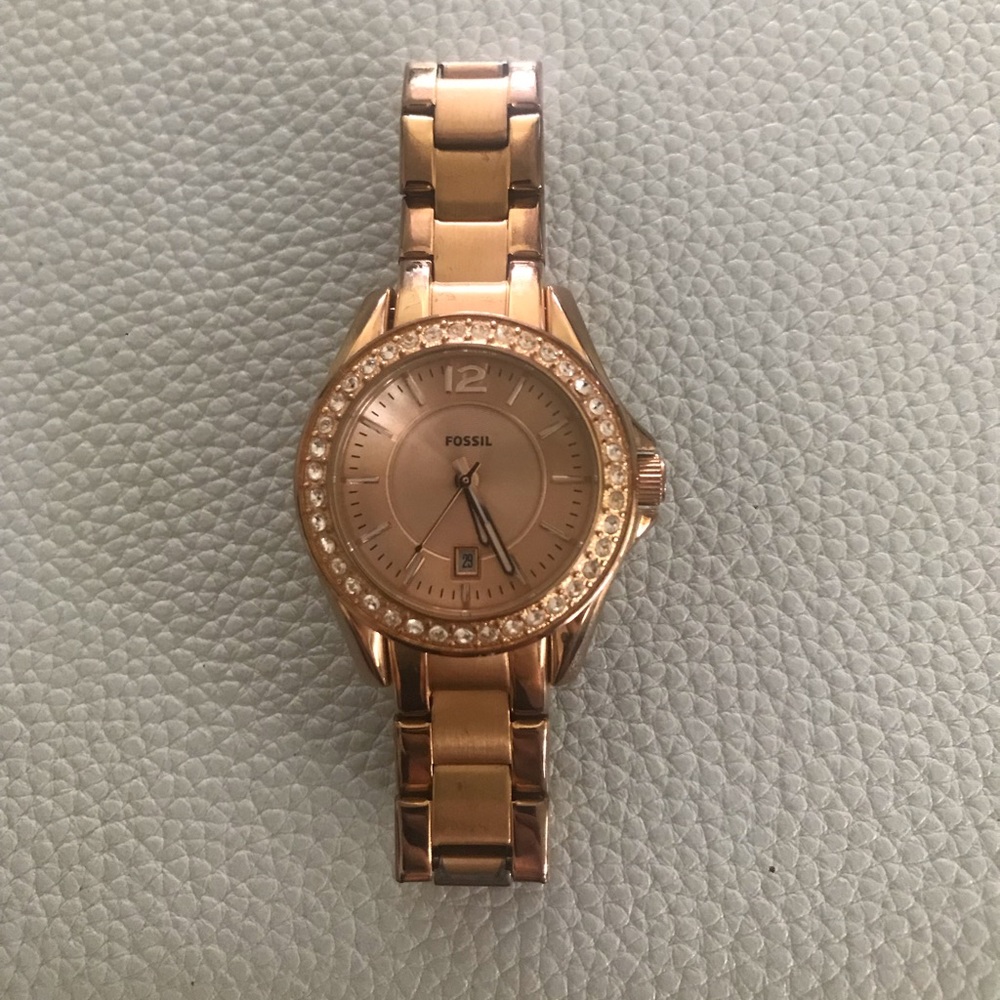 Fossil Watch in Rose Gold